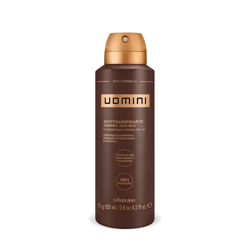 Desodorante Antitranspirante Aerossol Uomini 75g/125ml
