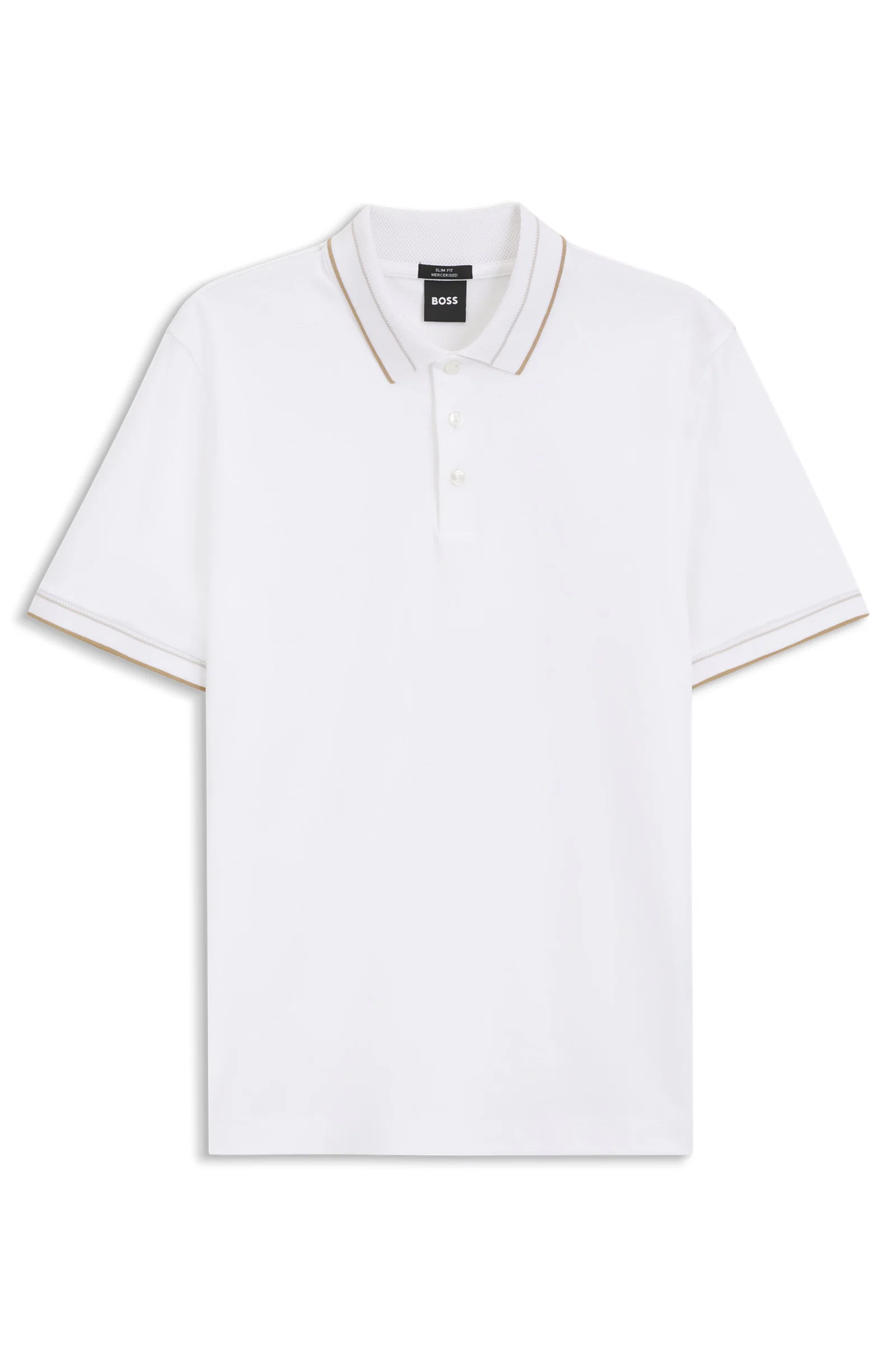 Polo Slim Fit Em Algodão Mercerizado — imagem 1