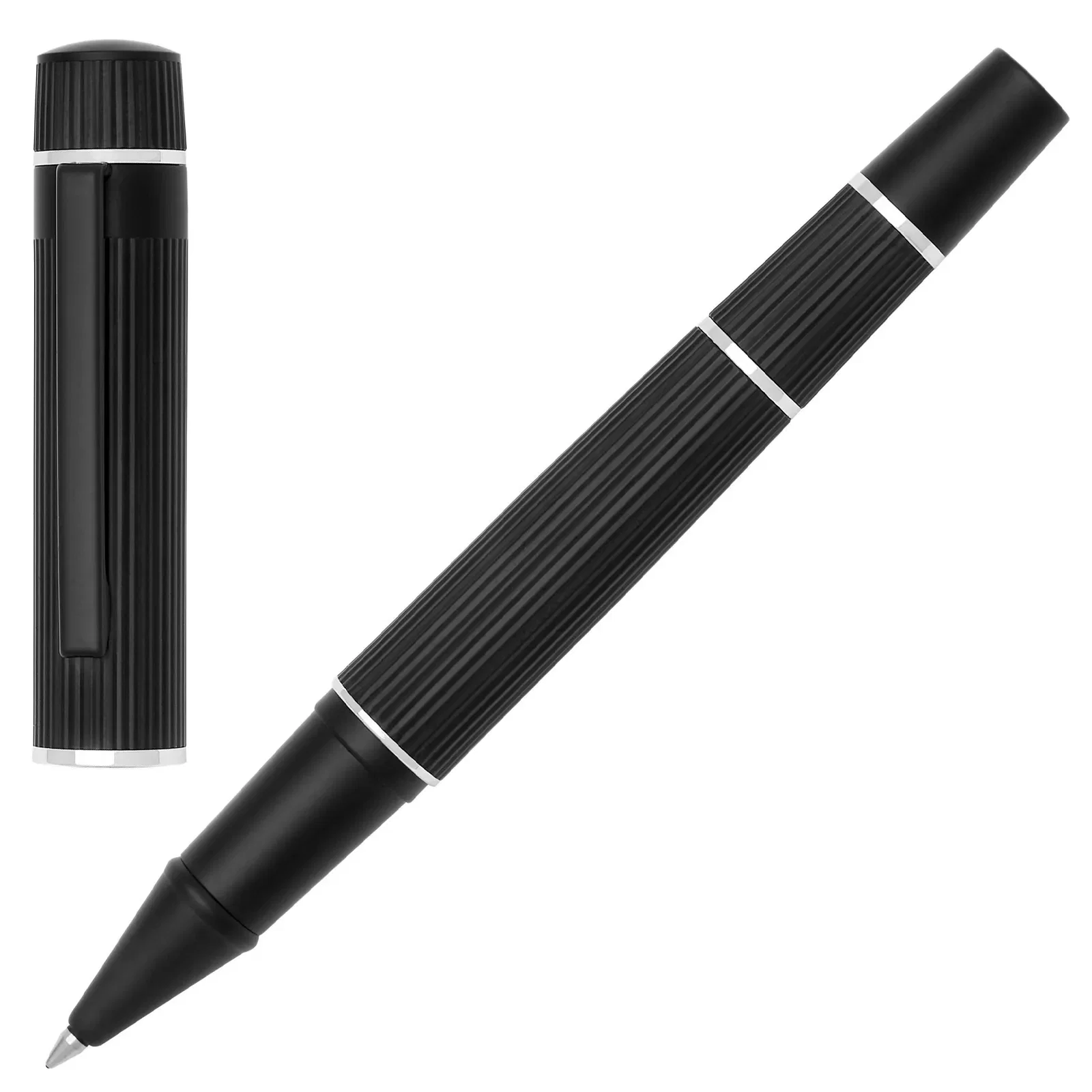 Caneta Hugo Boss Metal Preto Hsf4855a