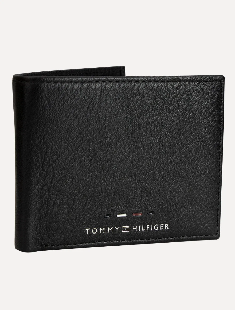 Carteira Tommy Hilfiger Masculina Couro Premium Mini CC Preta