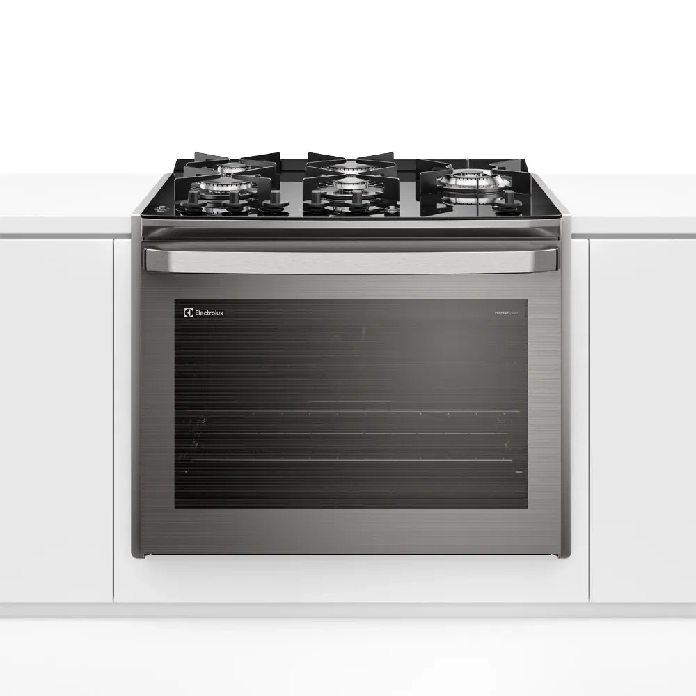 Fogão de Embutir 5 bocas Electrolux Cinza Experience Mesa de Vidro e Grill (FE5EC) — imagem 1
