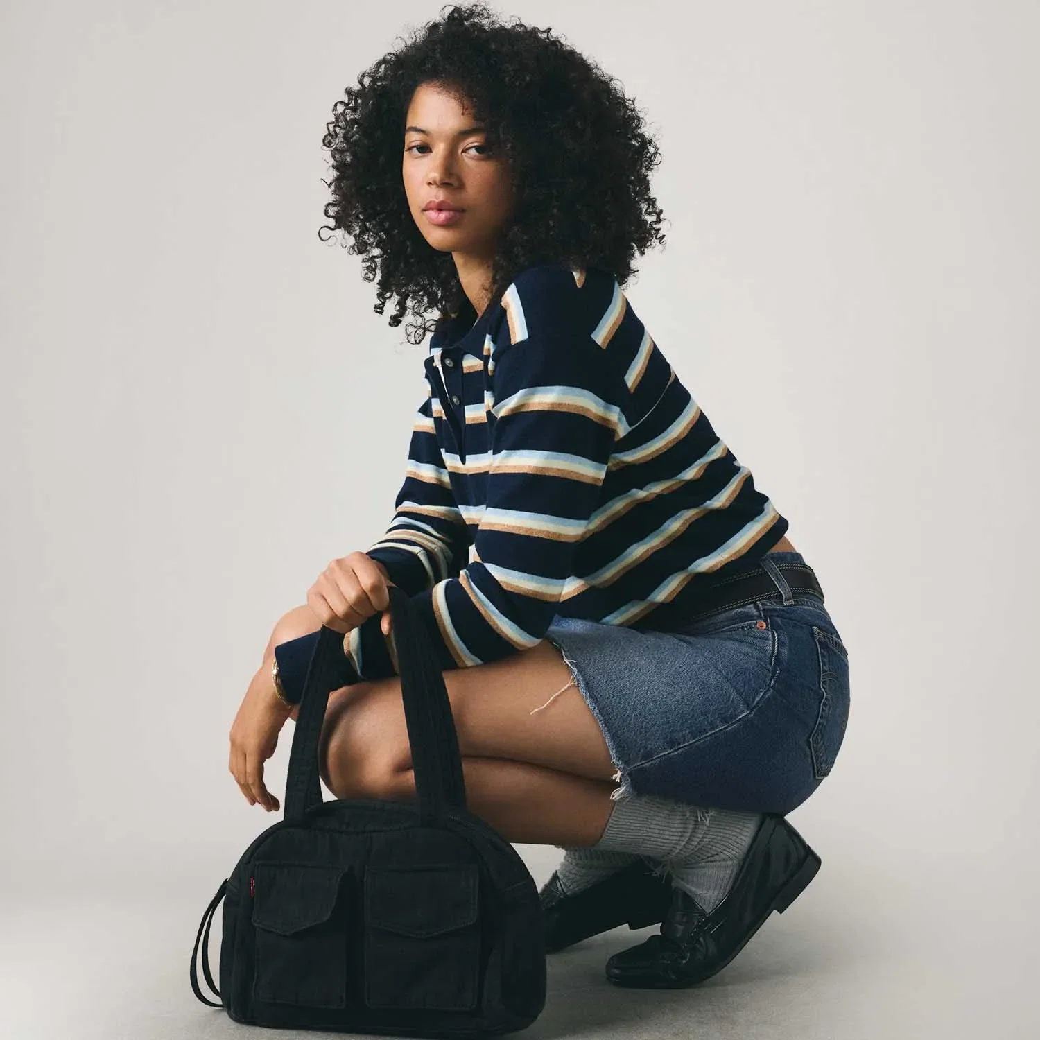 Bolsa Jeans Levi's® Blake Preta — imagem 1