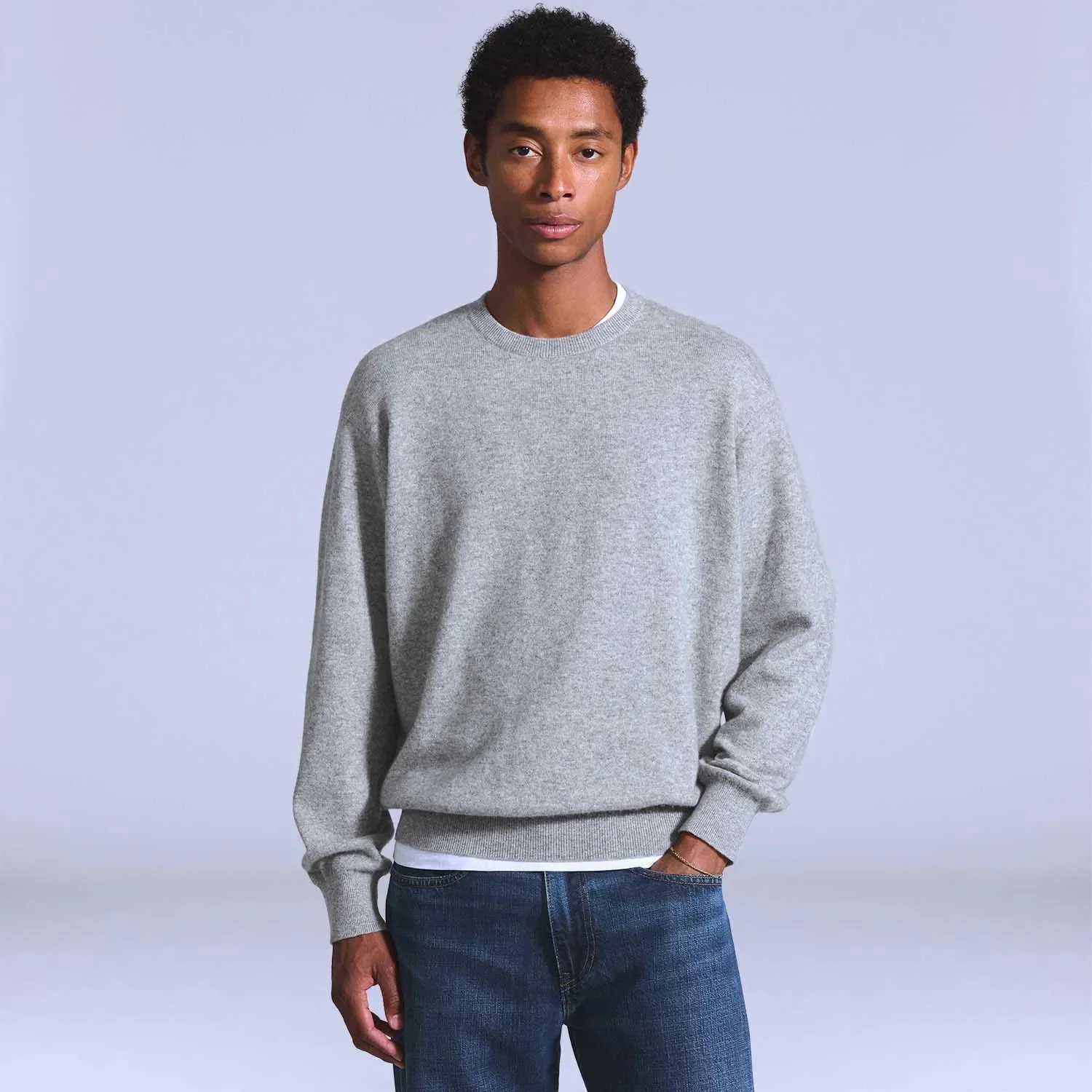 Moletom Levi's® Blue Tab Sweater Cinza