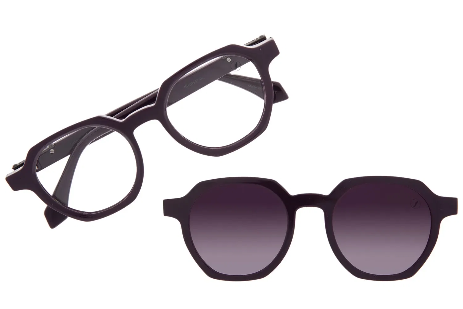 Armação Para Óculos De Grau Feminino Chilli Beans Sextavado Roxo — imagem 1