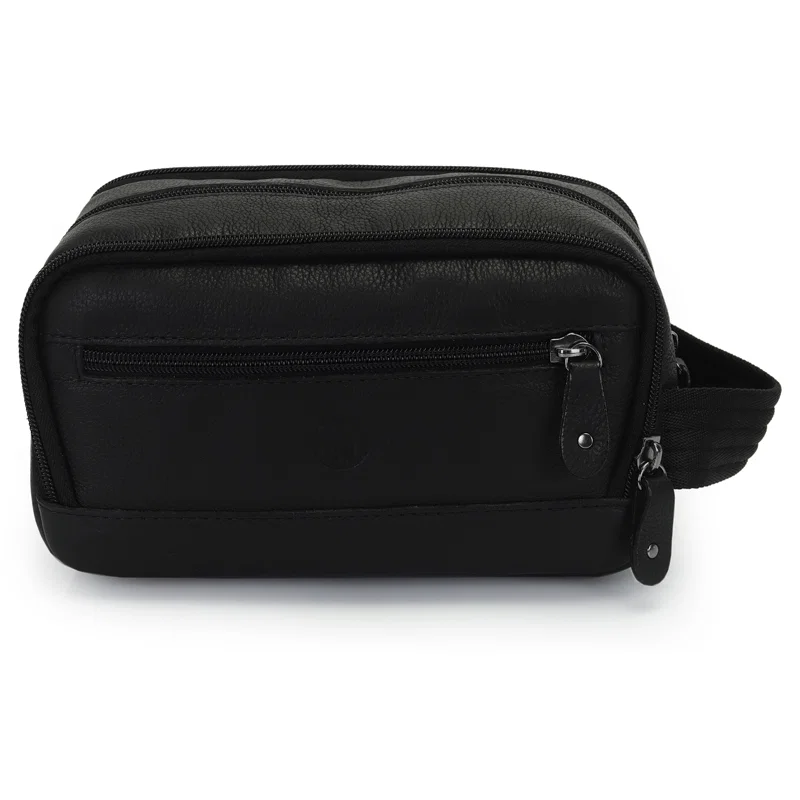 Necessaire Masculina Couro Com Divisórias