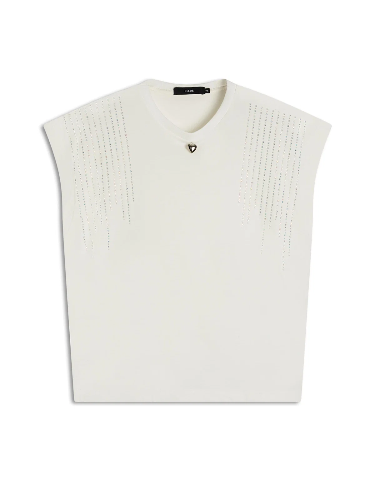 Ellus Windy Hotfix Stripe Off White