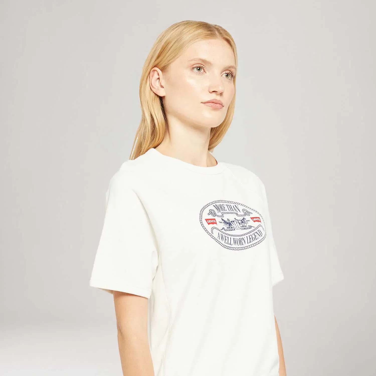 Camiseta Levi's® Geritage Branca Manga Curta — imagem 1