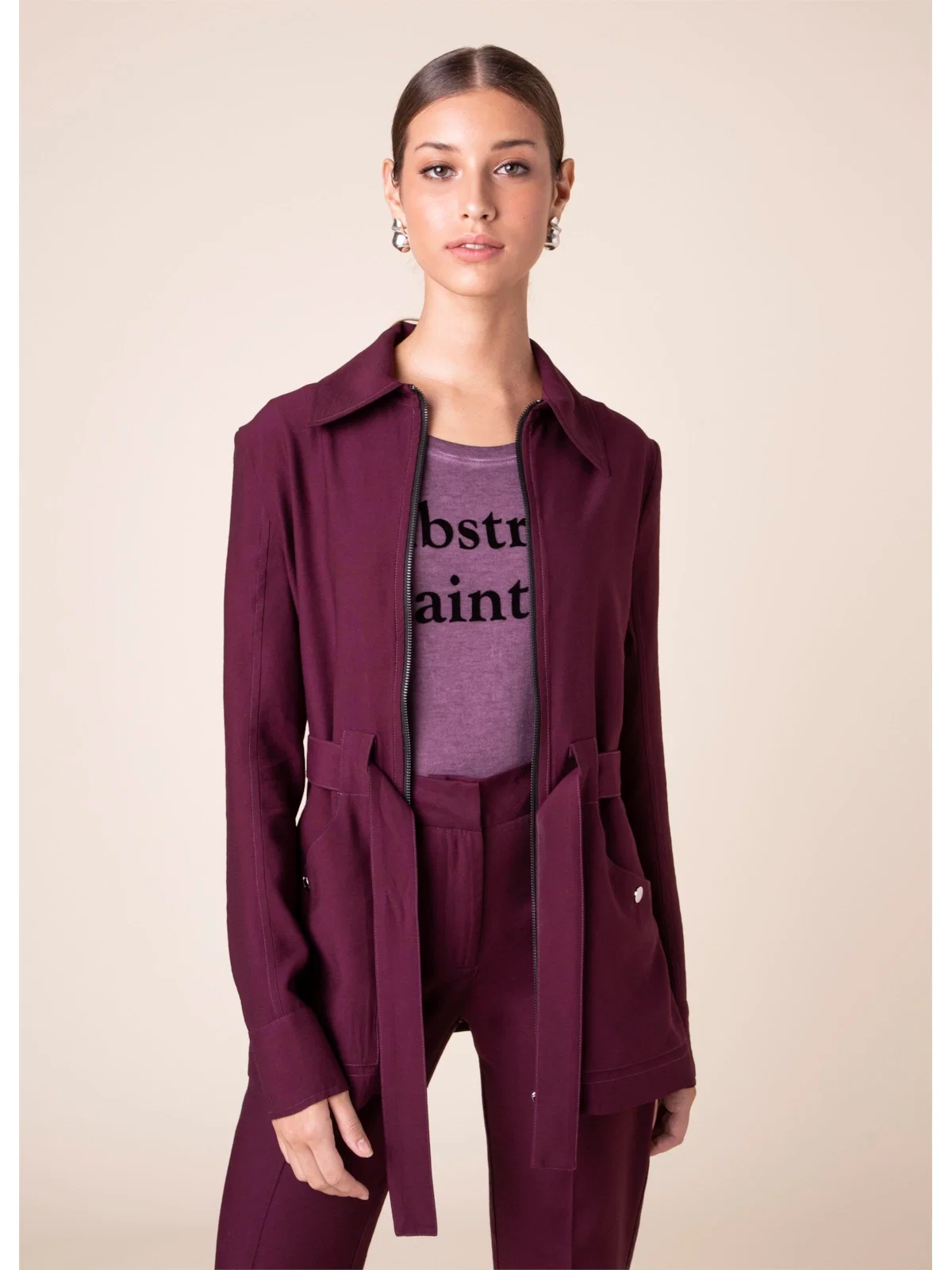 Parka Bolsos Bordeaux