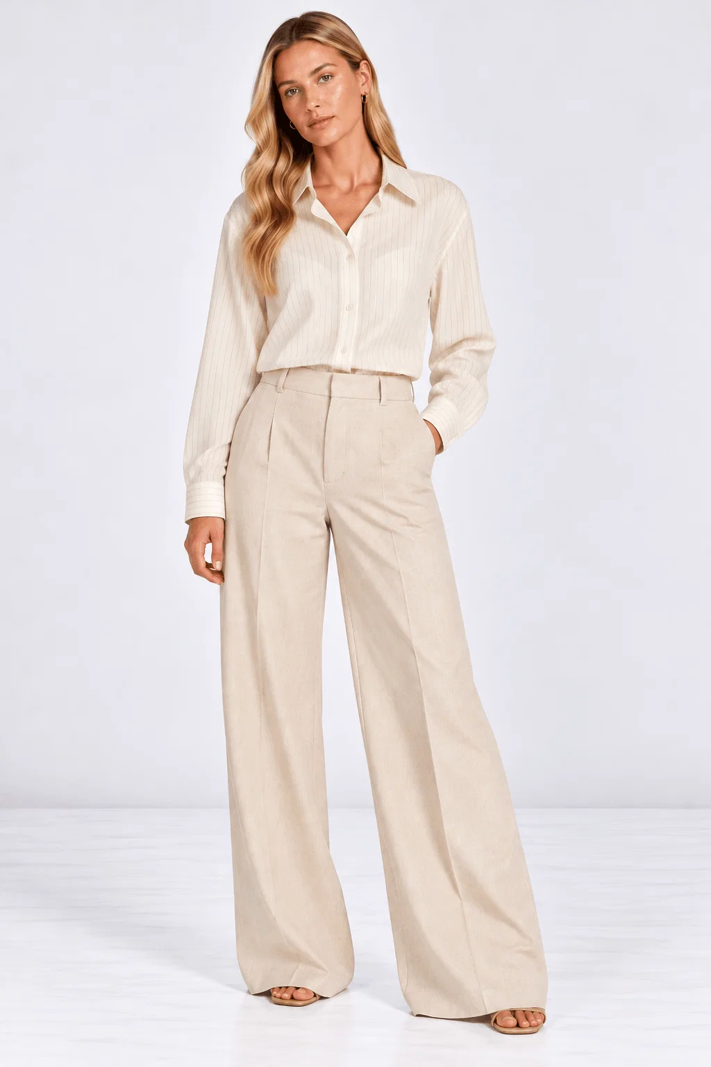 Camisa Manga Longa Listrada - Off White