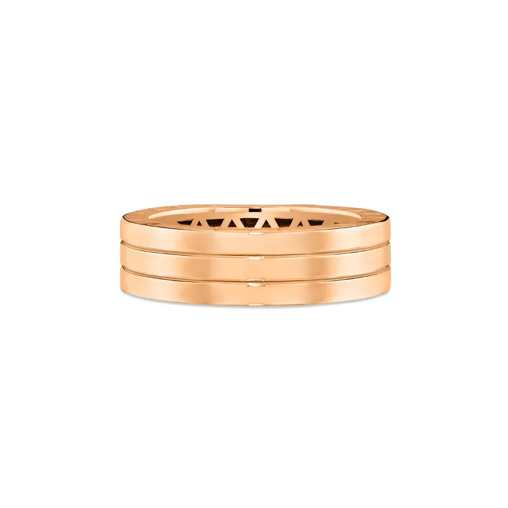 Anel V Love em Ouro Rosé 18k com Diamantes Brown, 5,8mm