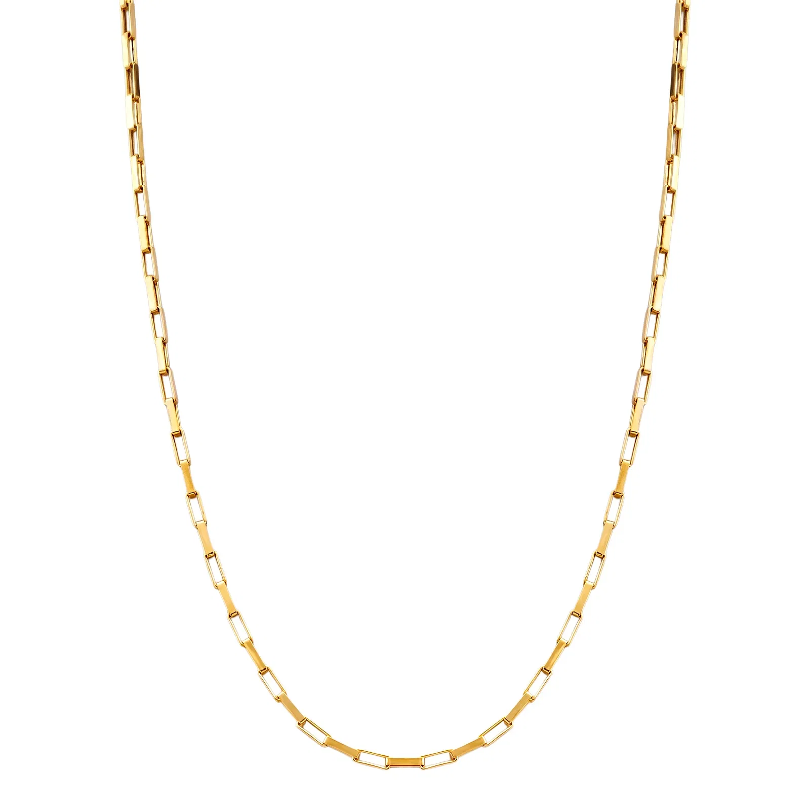 Corrente Veneziana Alongada em Ouro Amarelo 18K, 45 cm — imagem 1