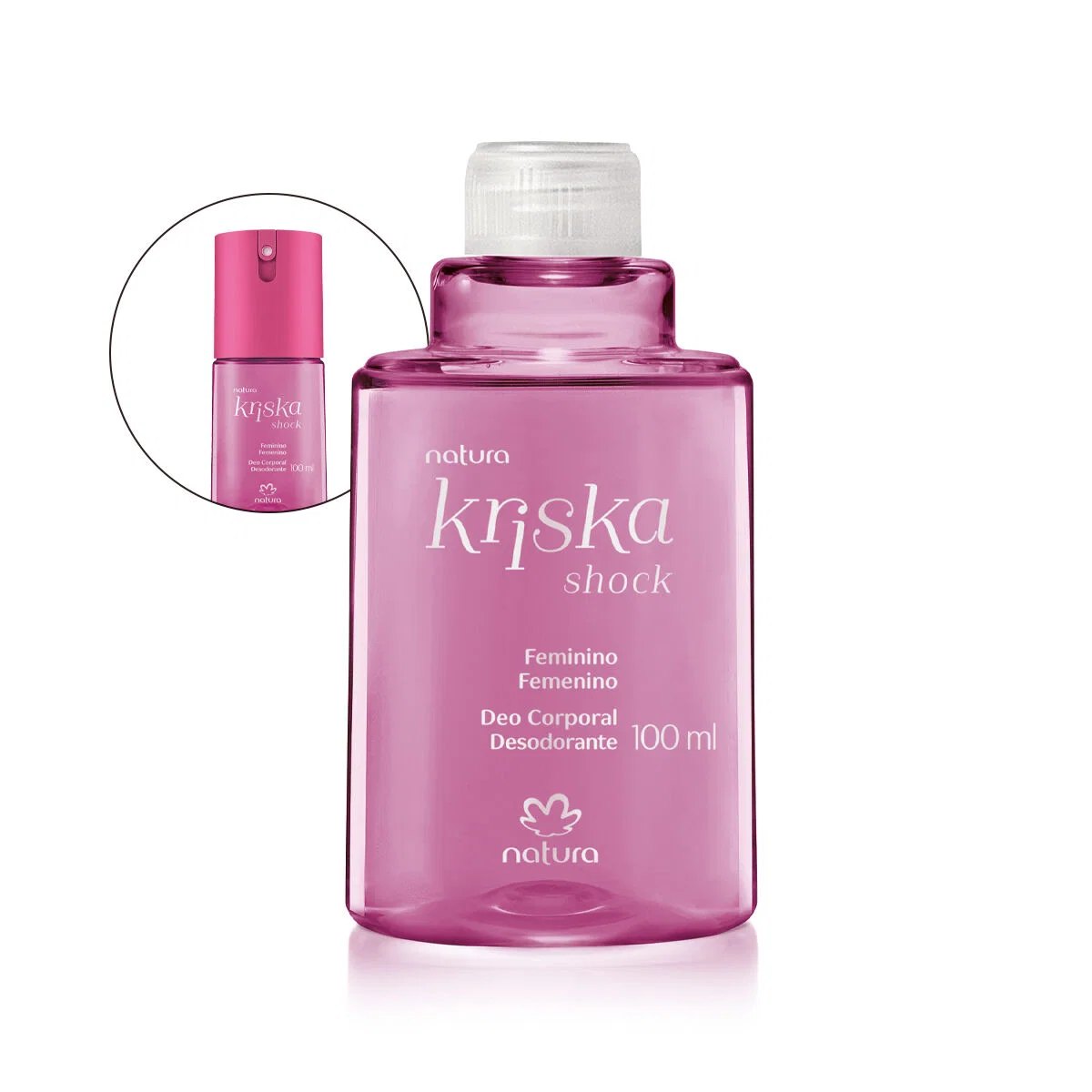 Refil Desodorante Corporal Kriska Shock 100 ml