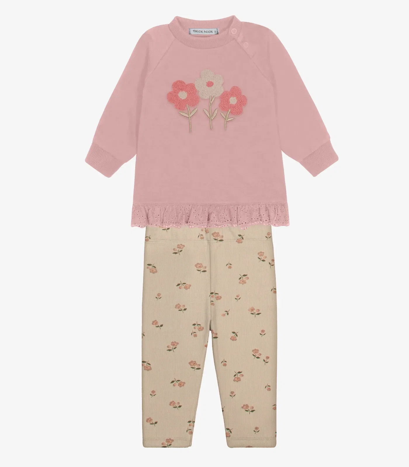 Conjunto Blusão com Legging Menina Trick Nick Rosa