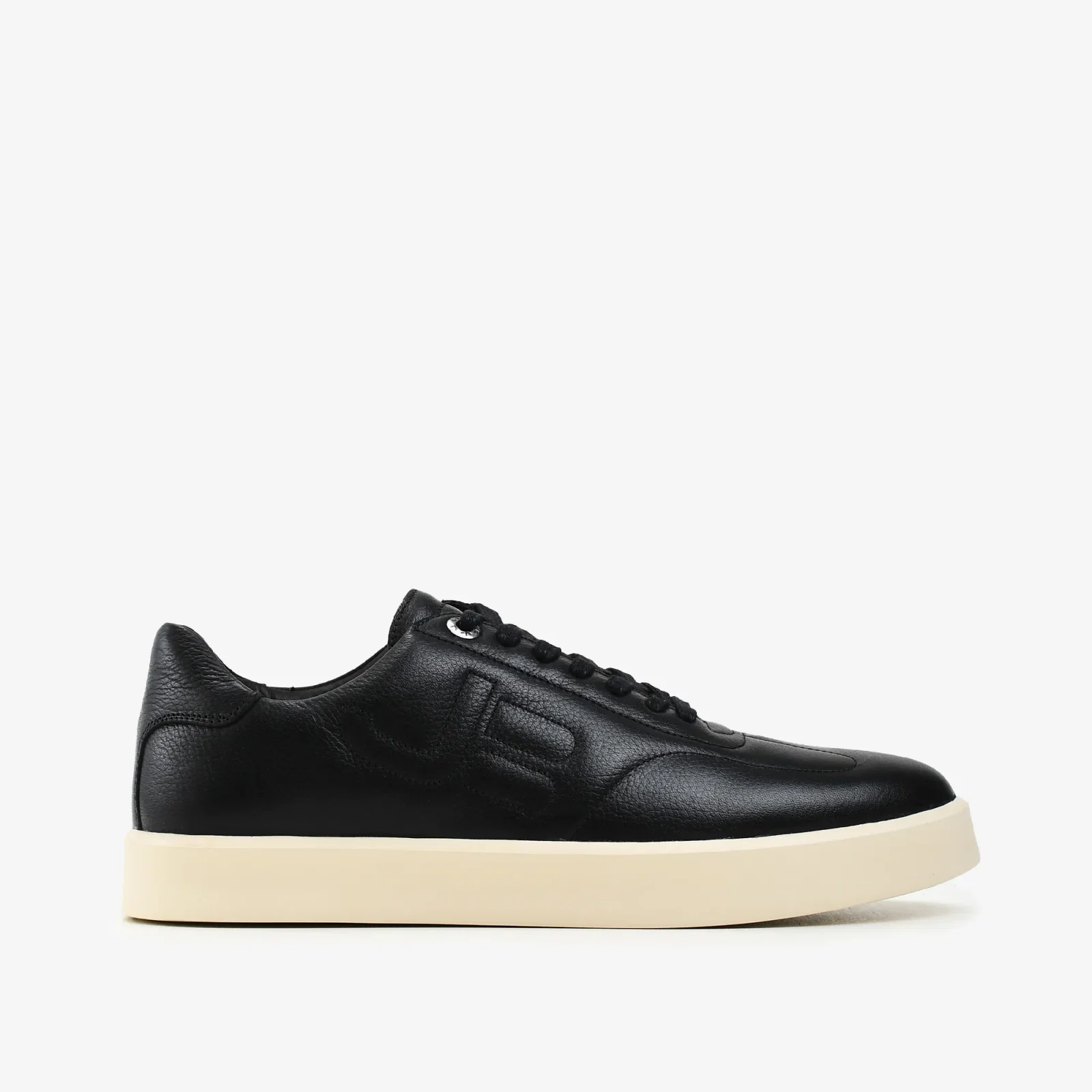 Tênis Masculino Preto Couro