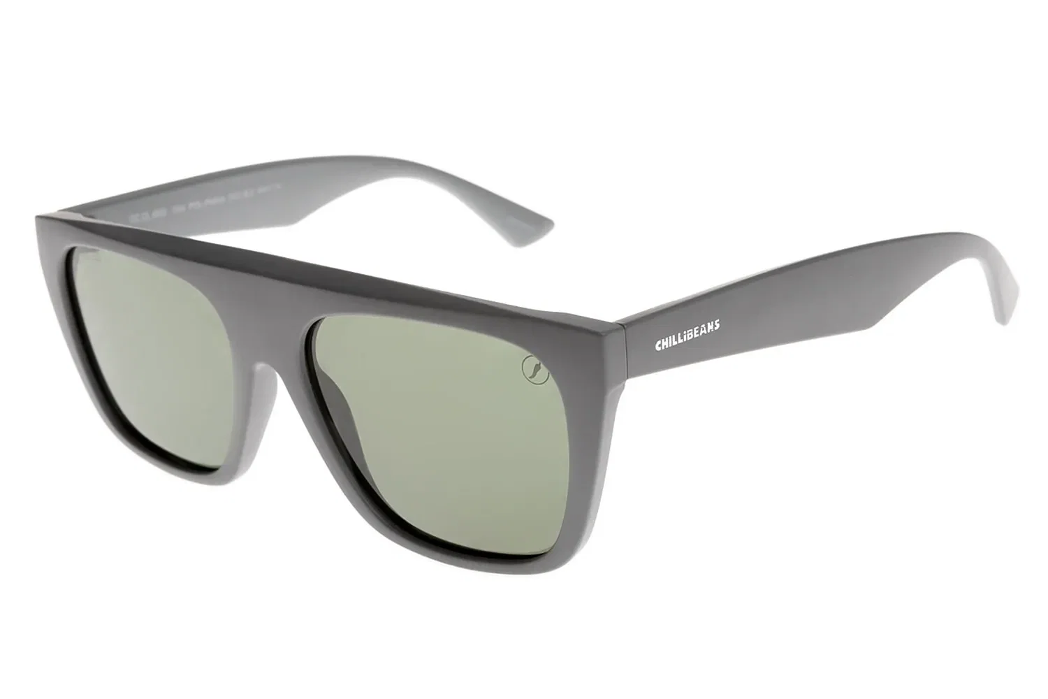 Óculos de Sol Masculino Eco Chilli Quadrado Polarizado Cinza