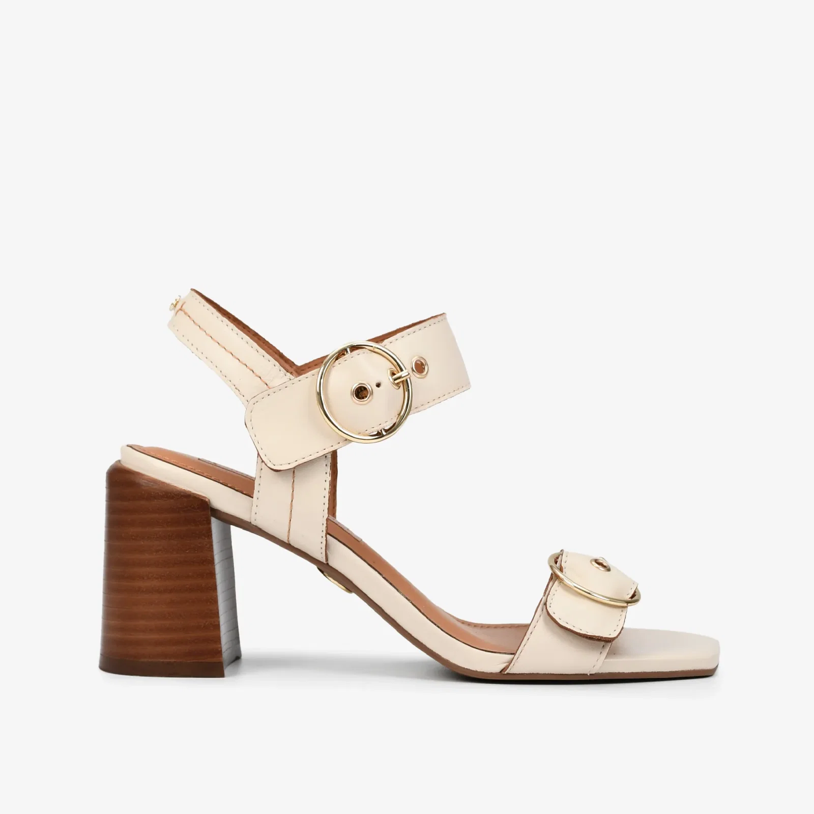 Sandália Off White Brulée Couro — imagem 1