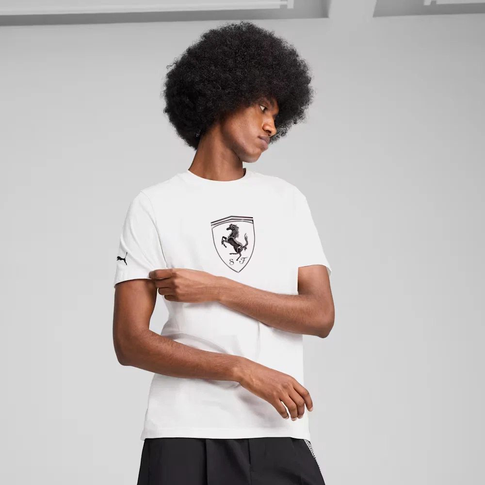 Camiseta Scuderia Ferrari Race Tonal Big Shield Masculina — imagem 1