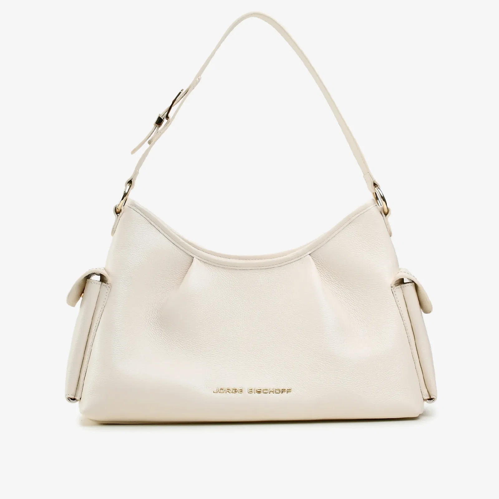 Bolsa De Ombro Off White Cordilheira Couro