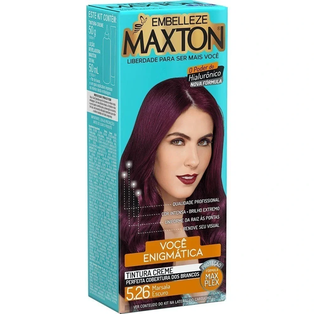 Tintura Maxton 5.26 Marsala Escuro