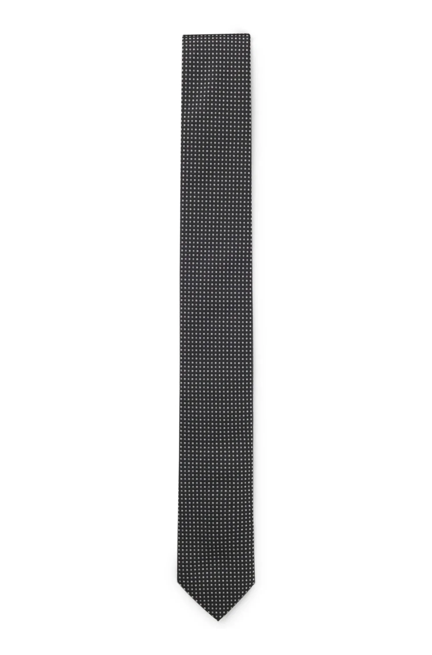 Gravata De Mistura De Seda Com Padrão Jacquard