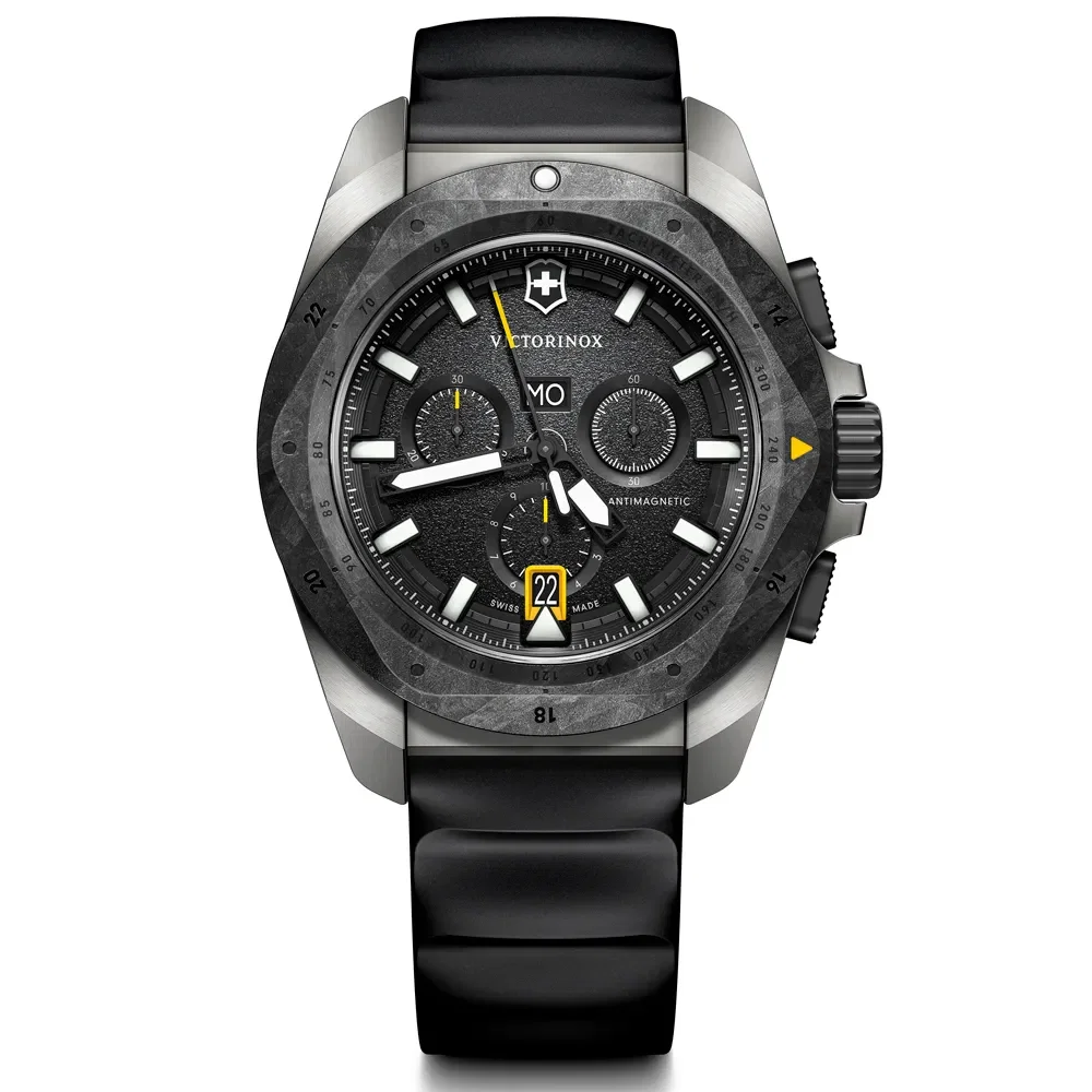Relógio Victorinox Inox Masculino Borracha Preto 242011 — imagem 1