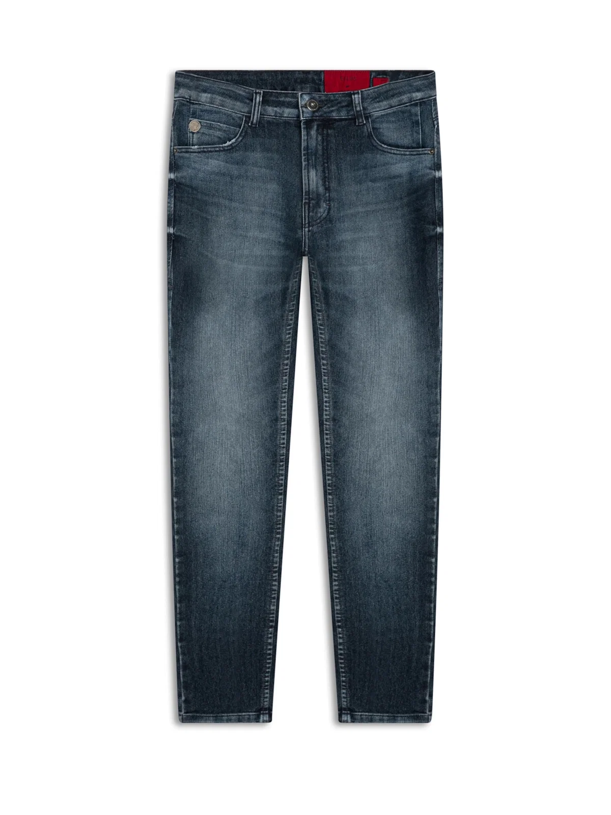 Calça Jeans High Comfort Dark Indigo Lav.Escuro C/Tank — imagem 1