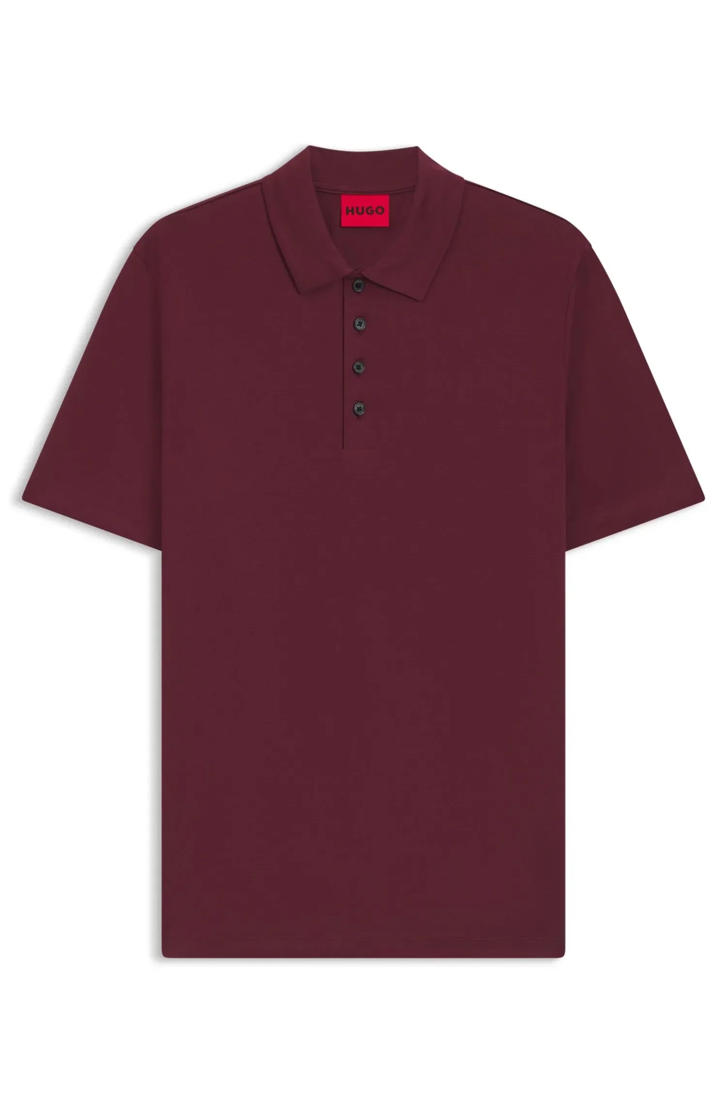 Polo Slim Fit Em Algodão Mercerizado