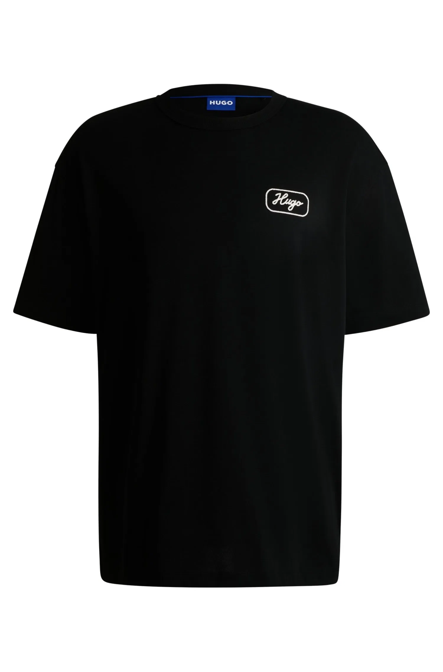 Camiseta Loose Fit Em Algodão Com Motivo Artístico De Corridas — imagem 1