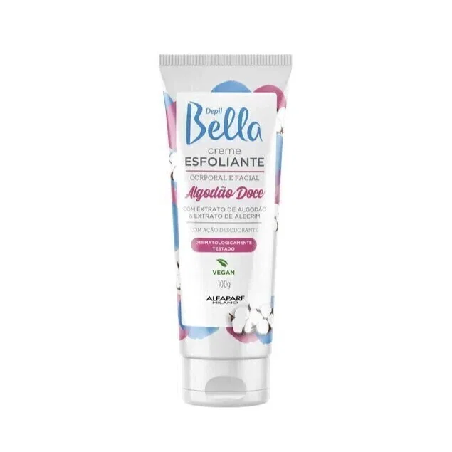 Creme Esfoliante Depil Bella Algodão Doce 100g