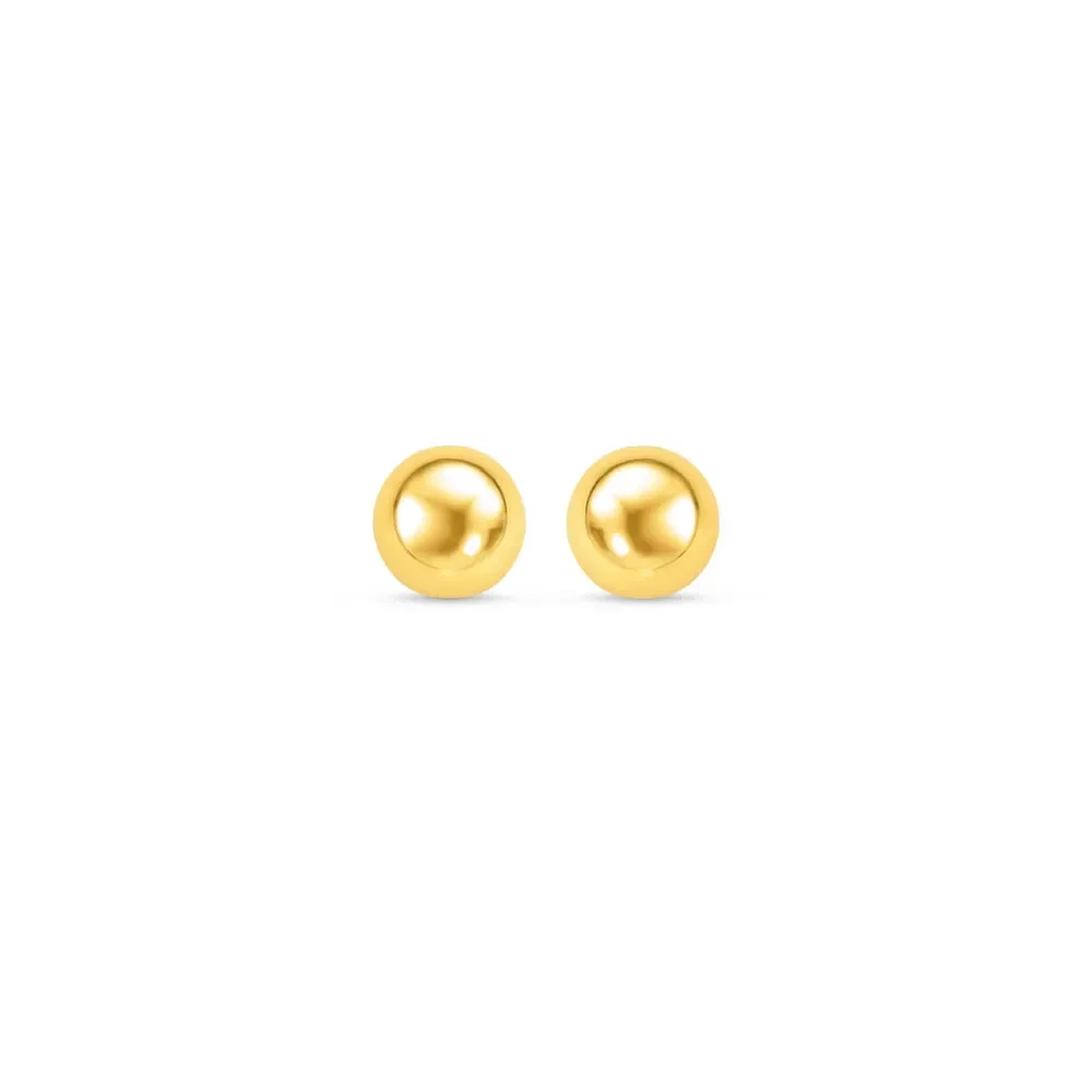 Brinco Baby Bolinha em Ouro Amarelo 18k — imagem 1