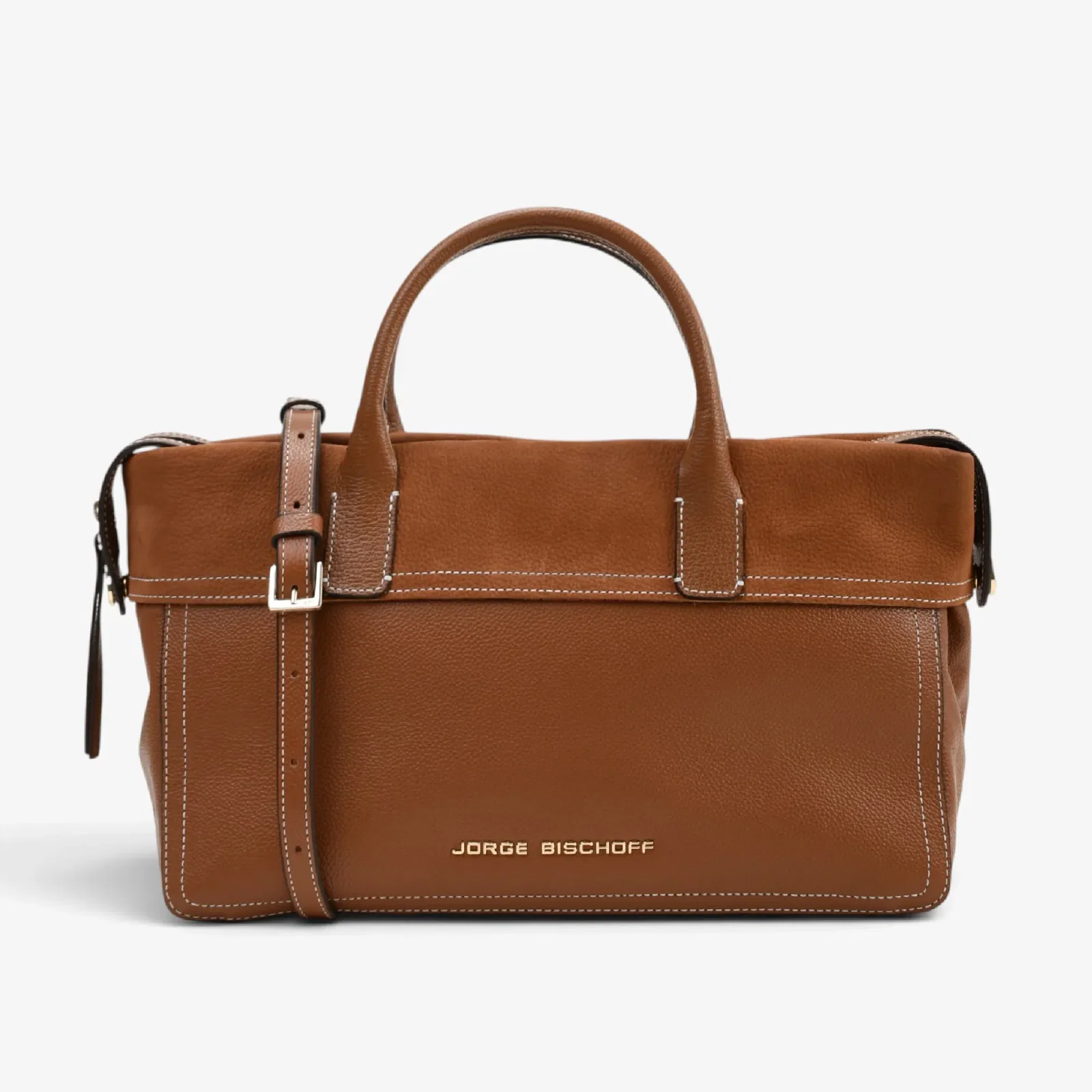 Bolsa Tote Caramelo Mascavo Couro — imagem 1