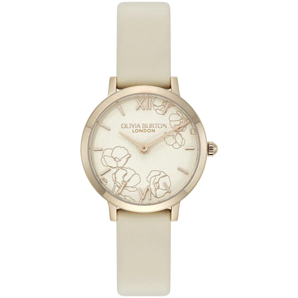 Relógio Olivia Burton Abstract Floral Feminino em Aço Rosé 2400035 — imagem 1