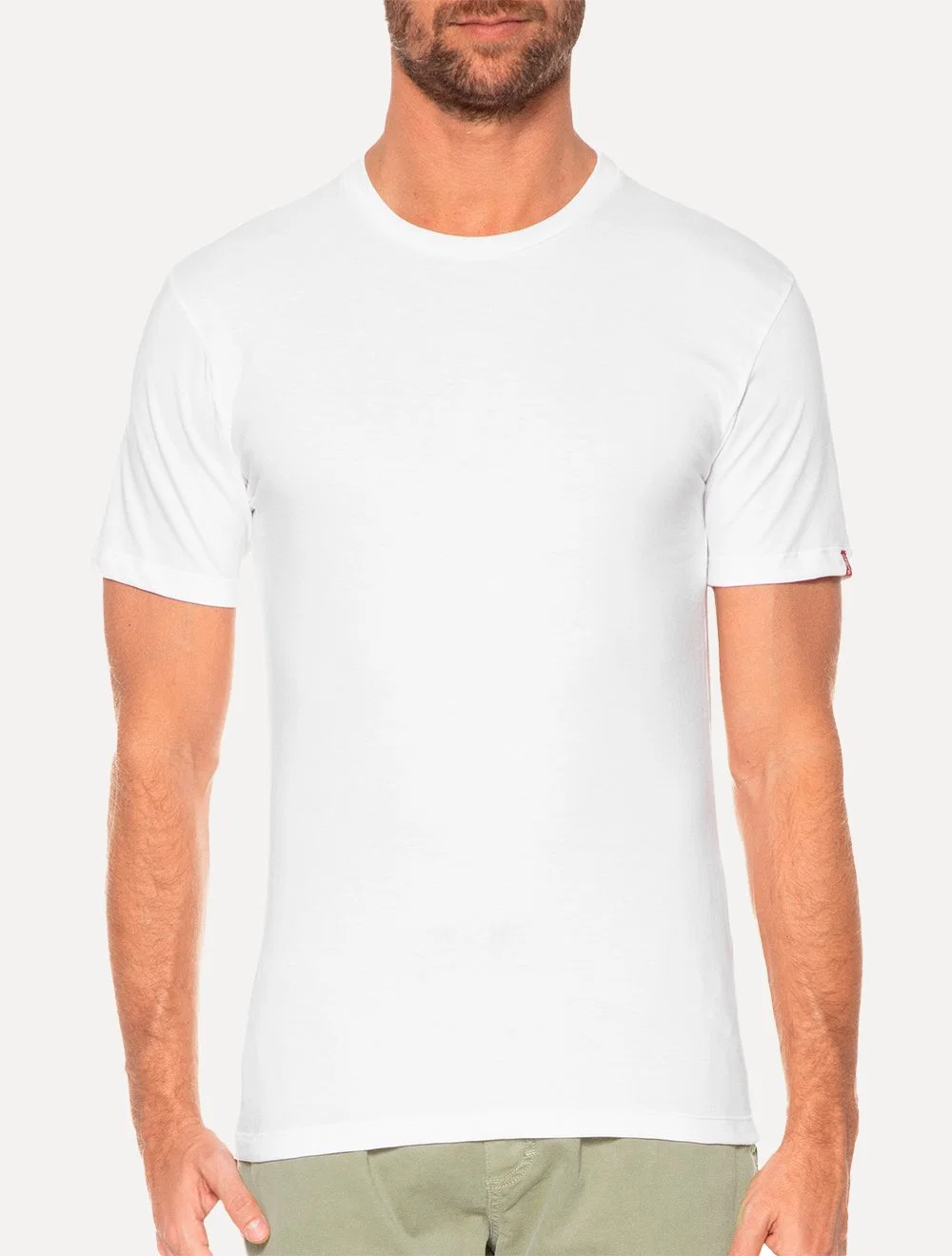 Camiseta Levis Masculina Lisa Branca — imagem 1