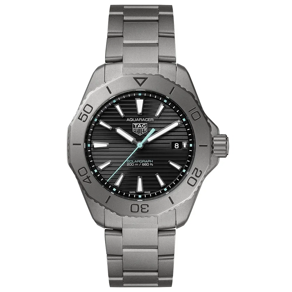 Relógio Tag Heuer Aquaracer Solar Masculino em Titânio Cinza WBP1180.BF0000 — imagem 1