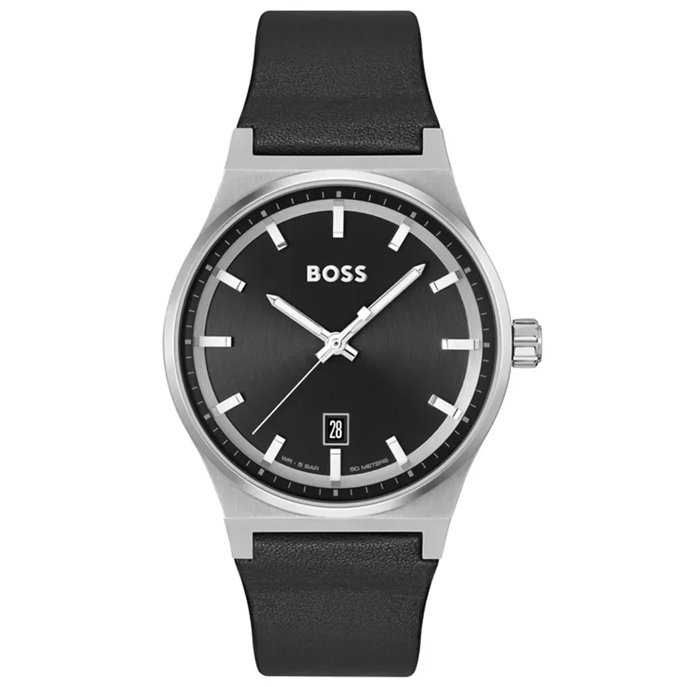 Relógio Boss Masculino Couro Preto 1514075 — imagem 1