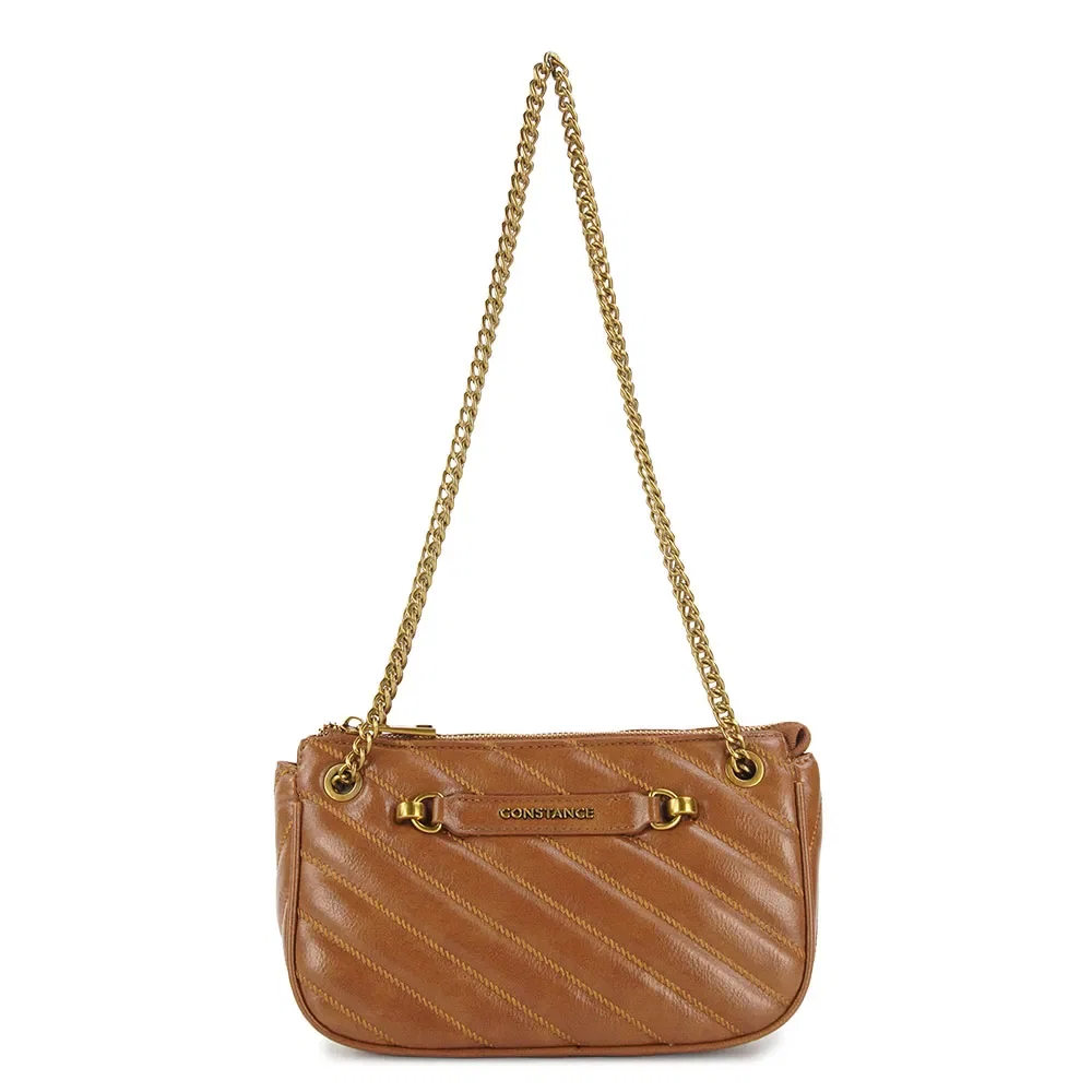 Bolsa Tiracolo Pequena Corrente Caramelo — imagem 1