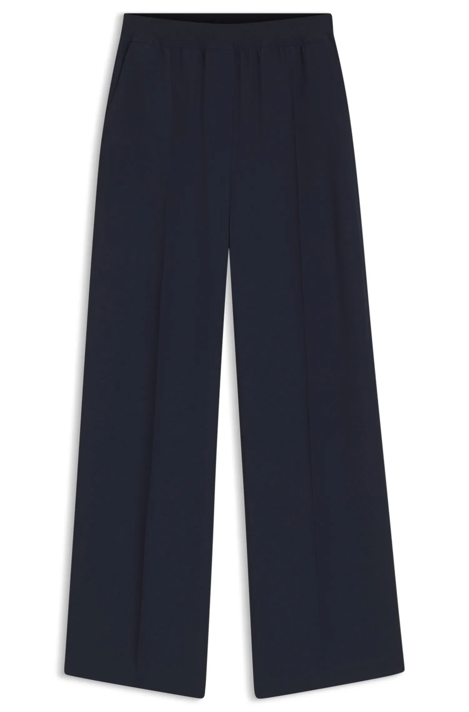Calça Relaxed Fit Em Crepe Fluido — imagem 1