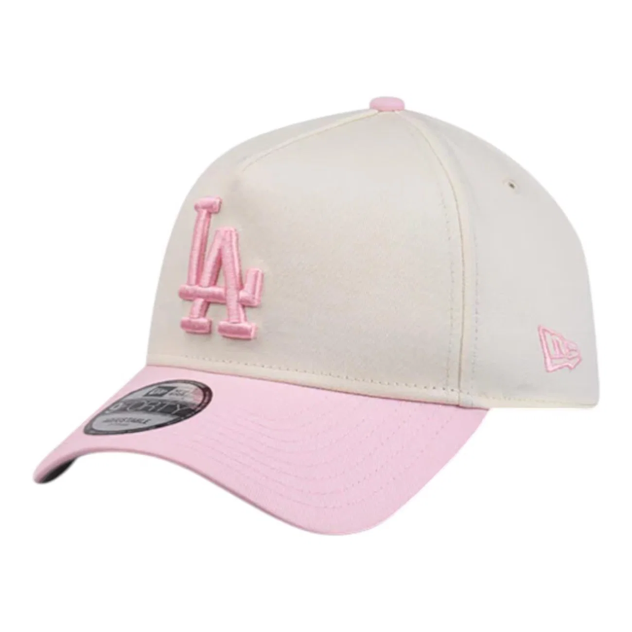 Boné Masculino New Era 940A-Frame 2tone Los Angeles Dodgers Off White Aba Curva — imagem 1