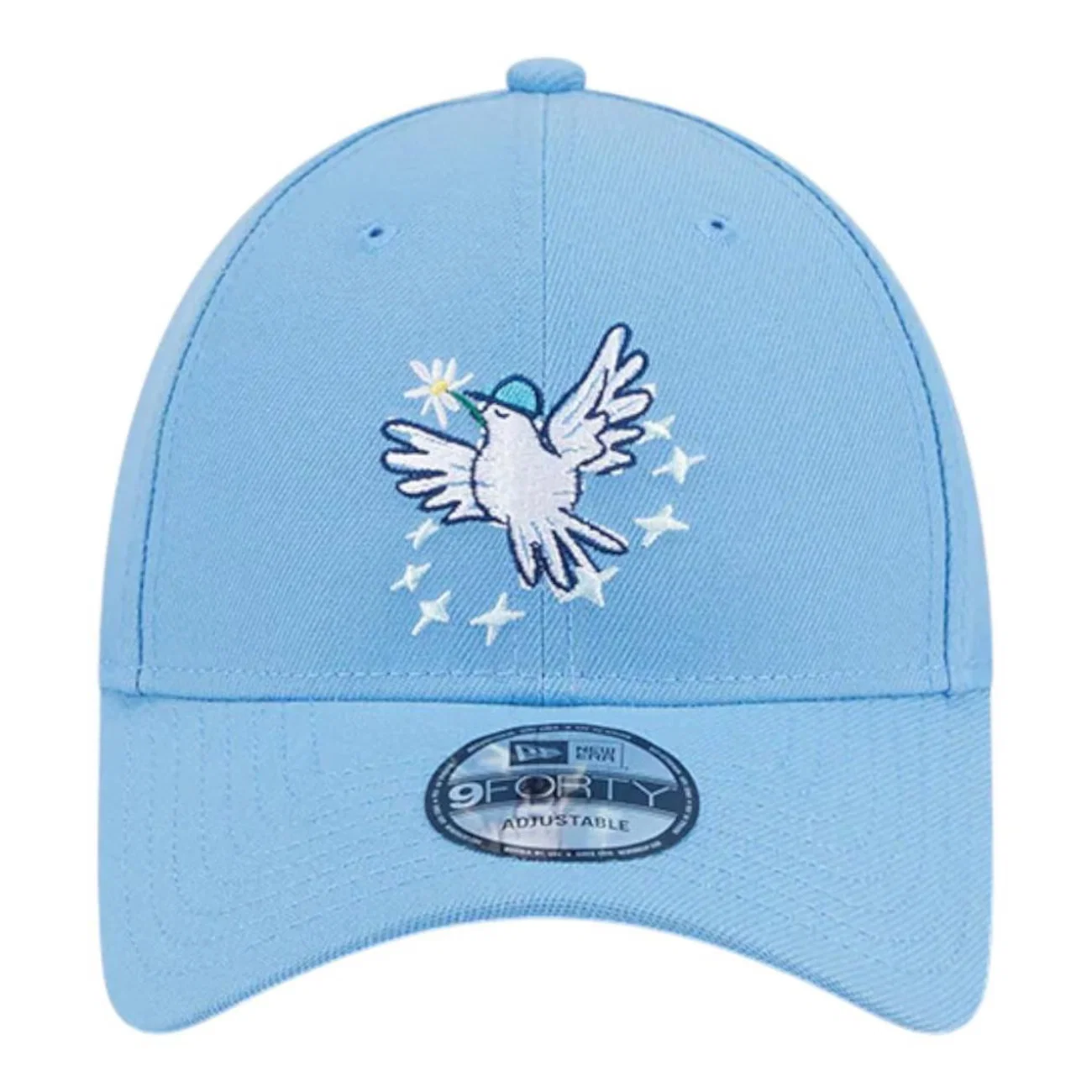 Boné Adulto New Era 940 Earth Day Peace Sky Aba Curva