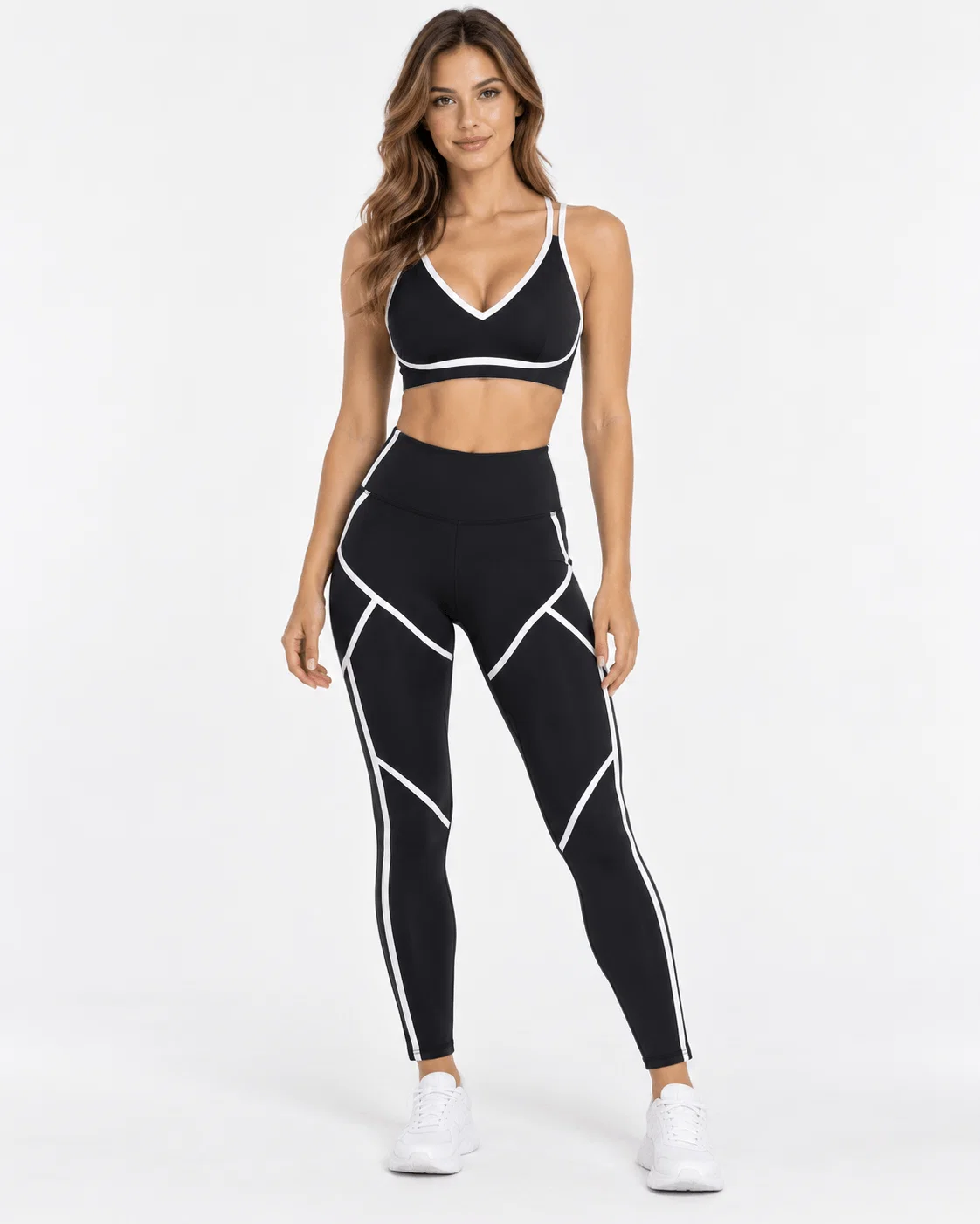 Top Fitness Detalhe Vivos - Preto