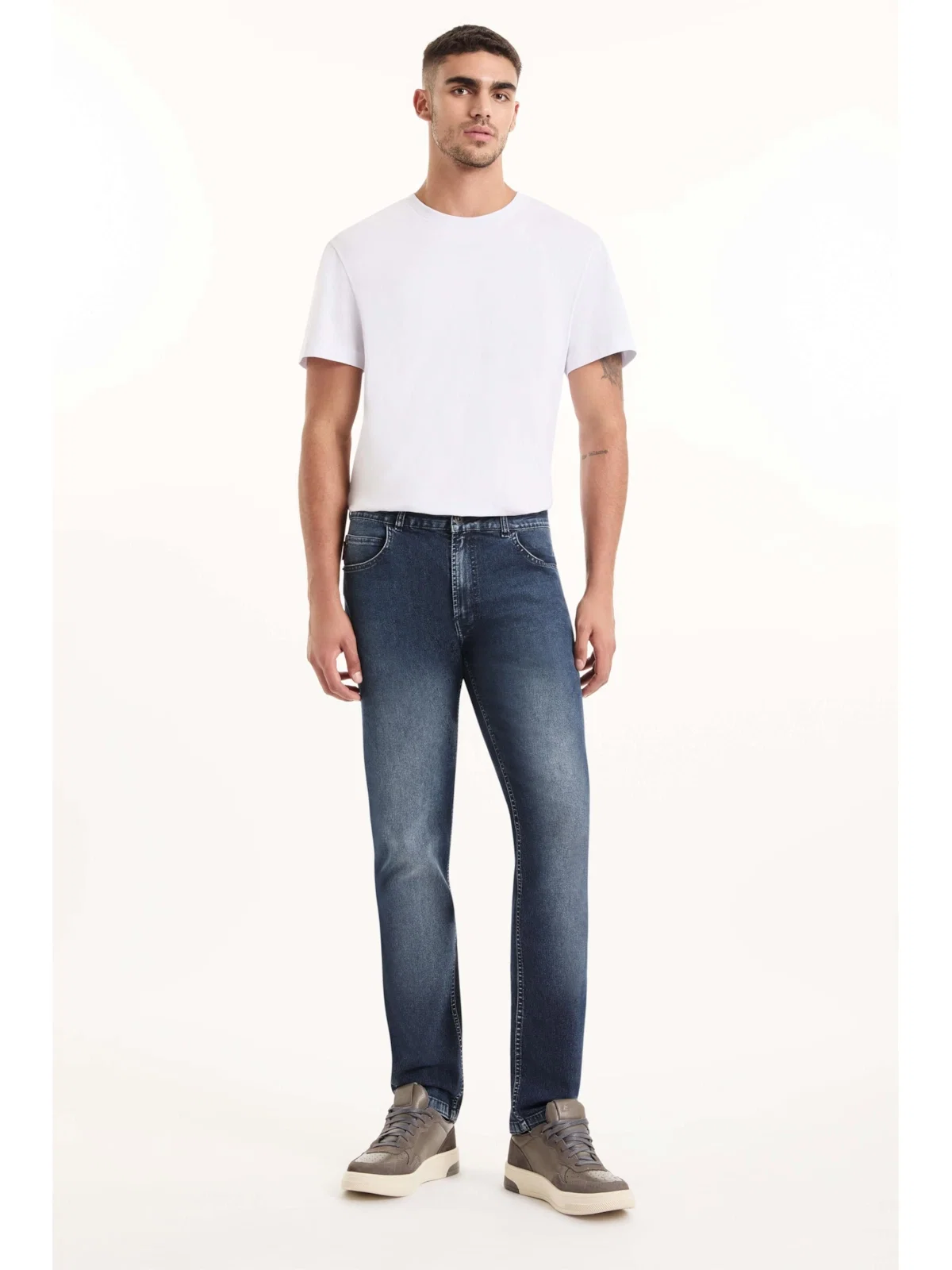 Calça First Blue Skinny Lav.Escuro — imagem 1