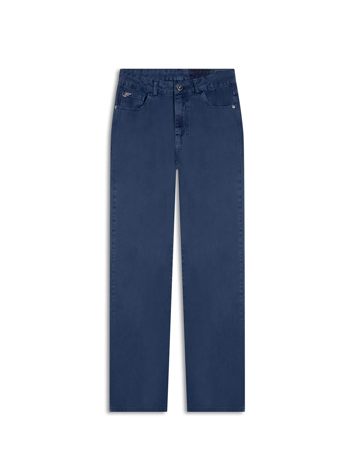 Calça White Denim Iii Low Rise Reta 5 Pocket Marinho — imagem 1