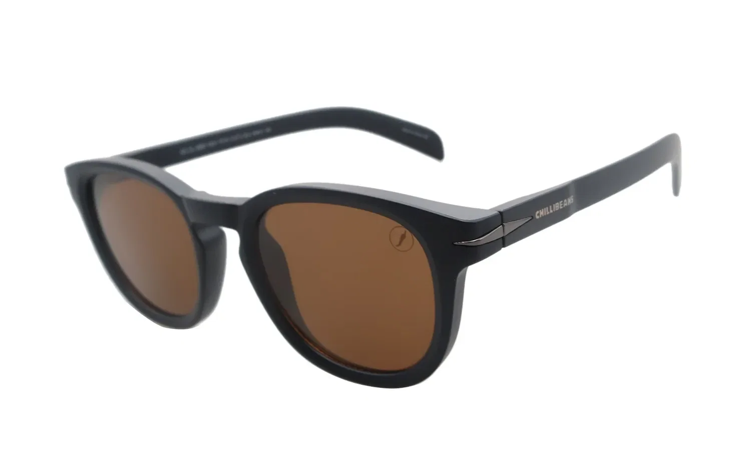 Óculos de Sol Masculino Chilli Beans Redondo Marrom