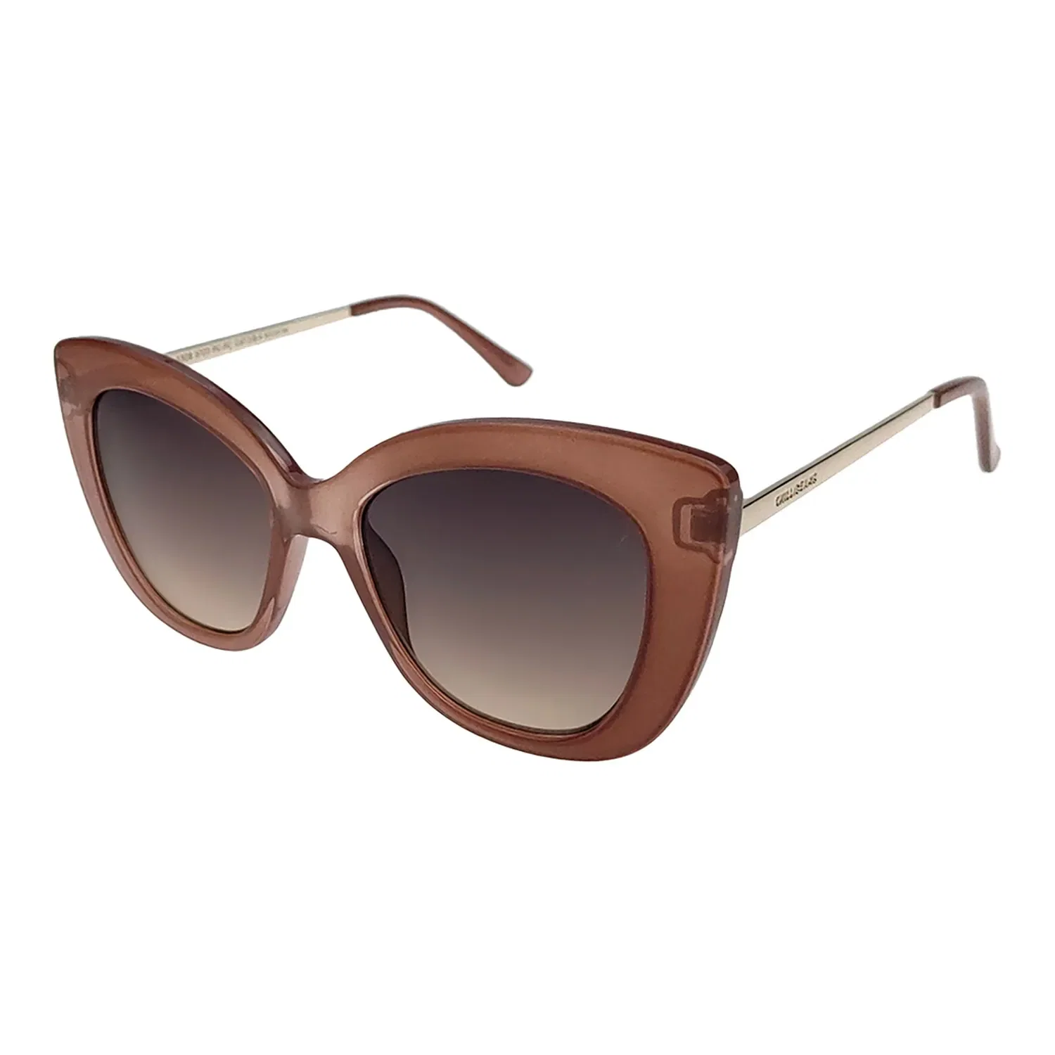 Óculos de Sol Feminino Chilli Beans Quadrado Degradê Bege — imagem 1