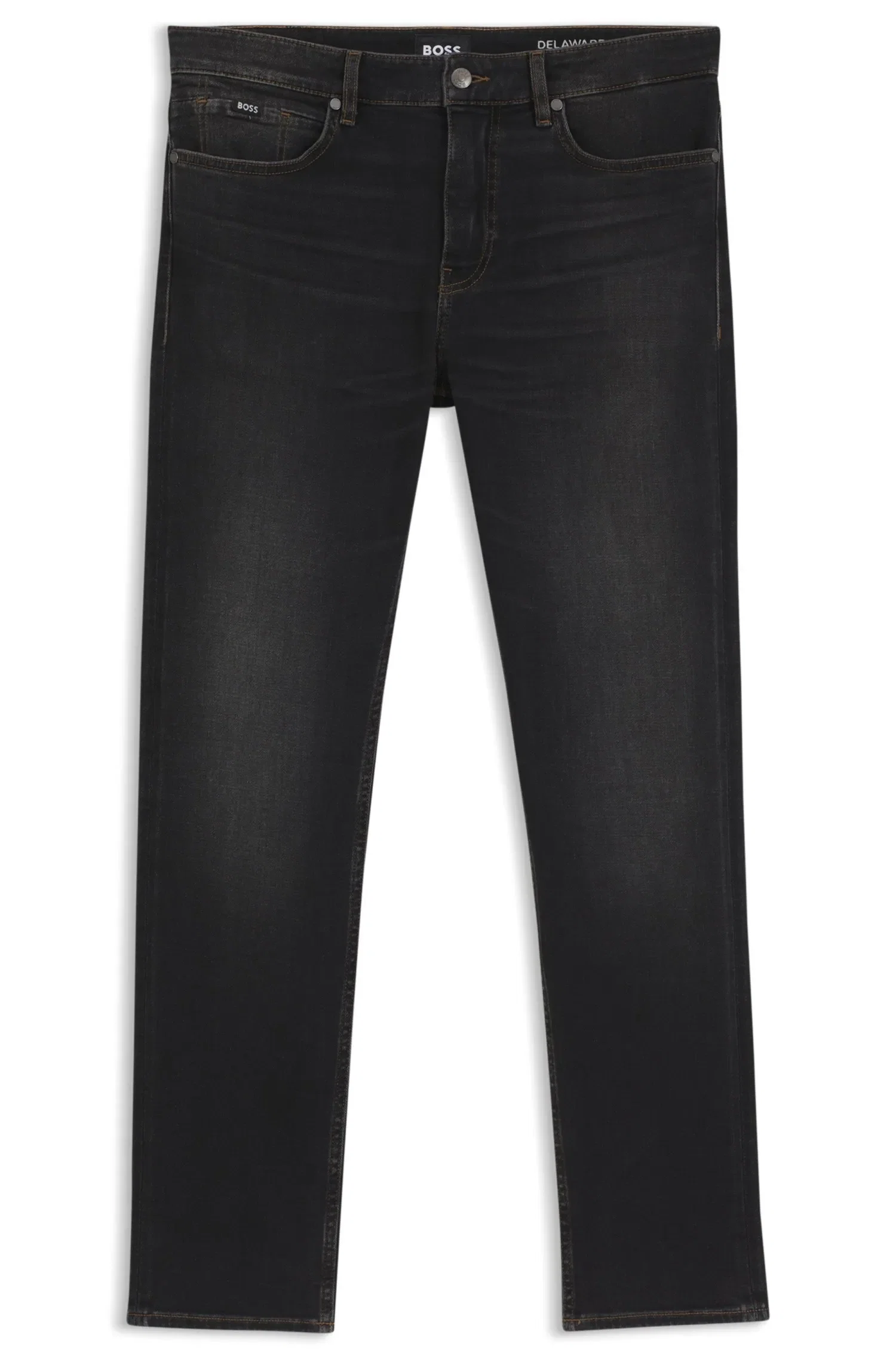 Calça Jeans Slim Fit Em Mistura De Algodão — imagem 1