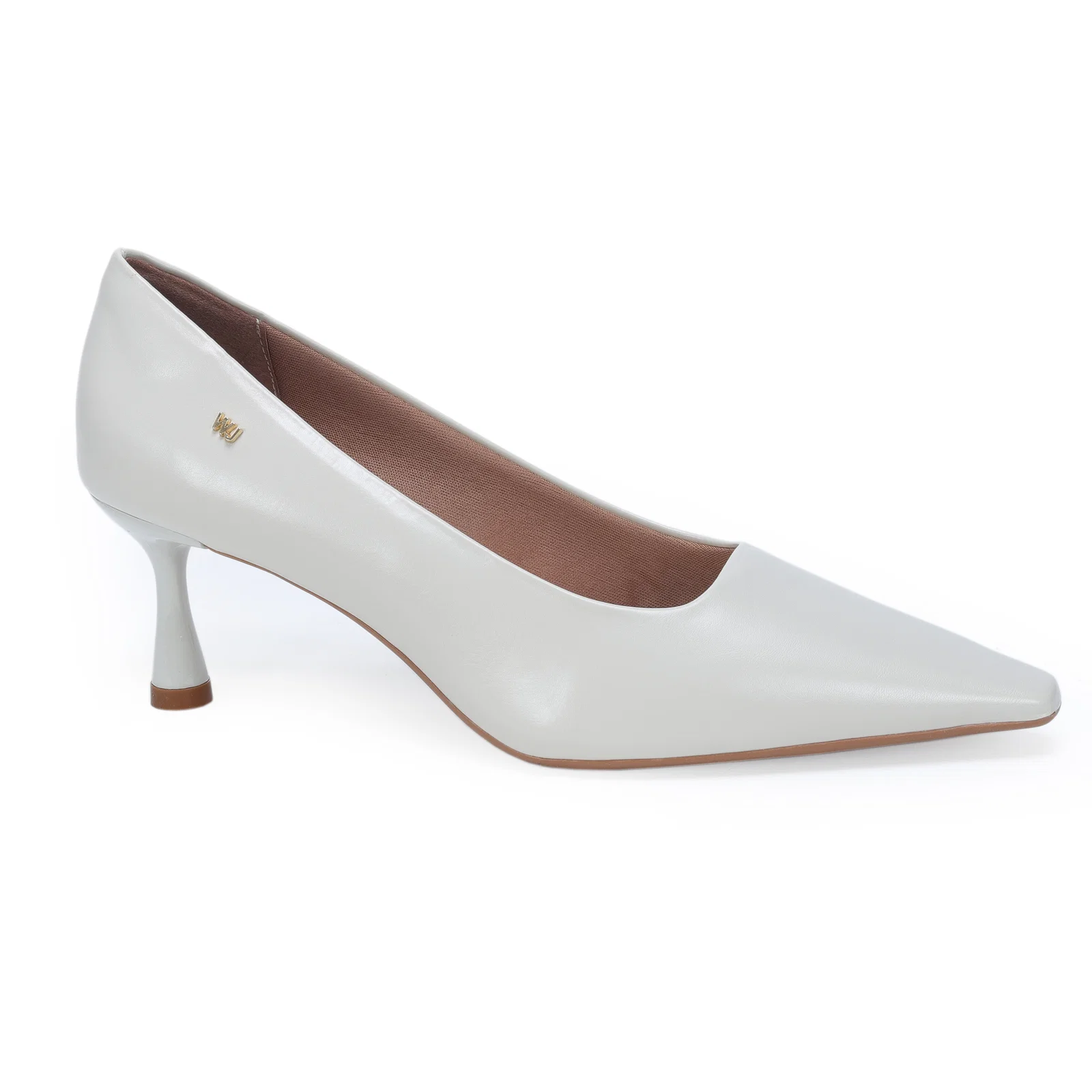 Scarpin Recorte Reto Bico Fino 7,5cm