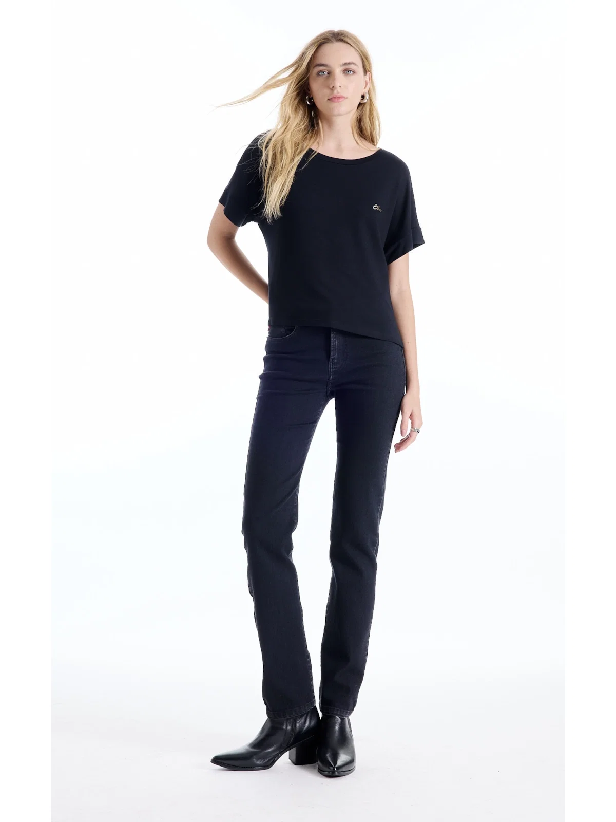 Blusa Visco Lycra Shirt Preto — imagem 1