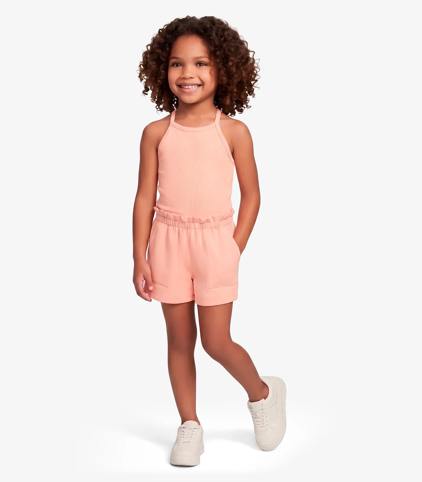 Regata De Alça Infantil Feminina Rovi Kids Rosa
