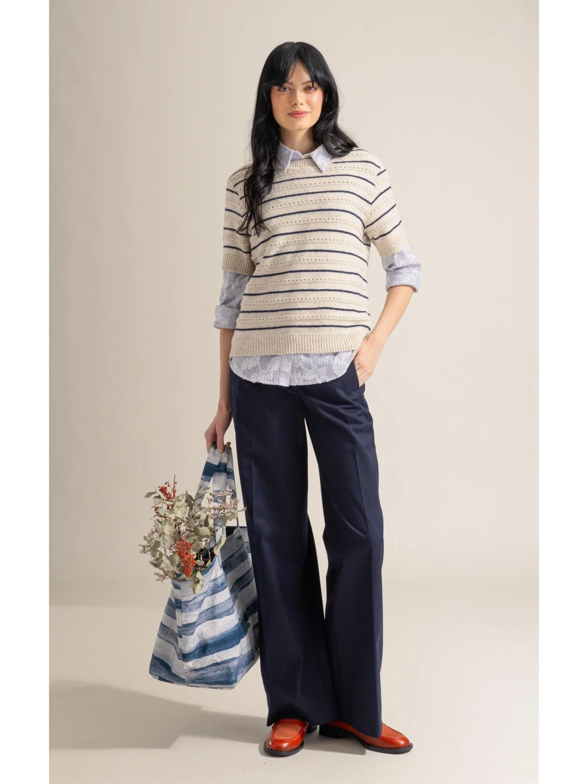 Calça Patte d Eph Moove Dark Navy