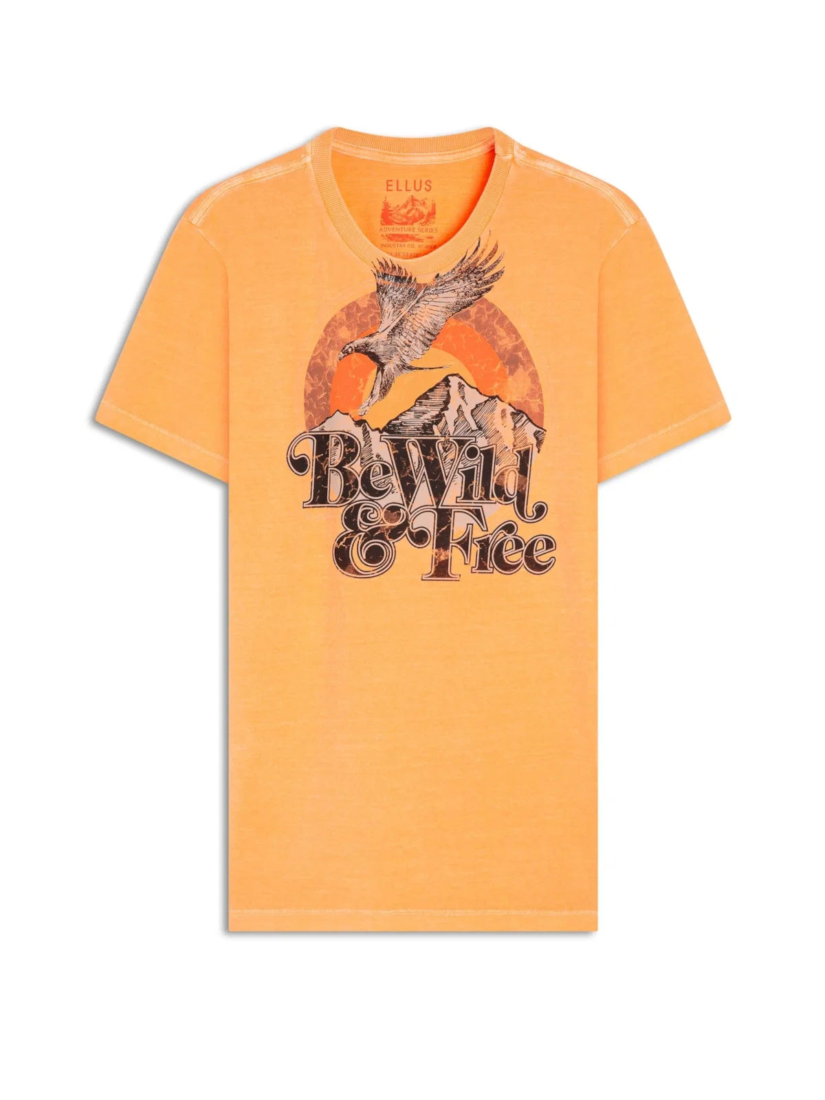 T-Shirt Washed Be Wild Pessego